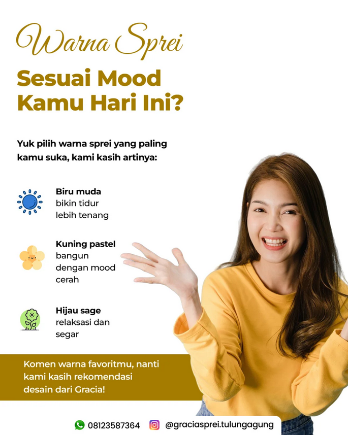 <p>Mood Hari Ini Bisa Ketebak dari Warna Sprei Pil
